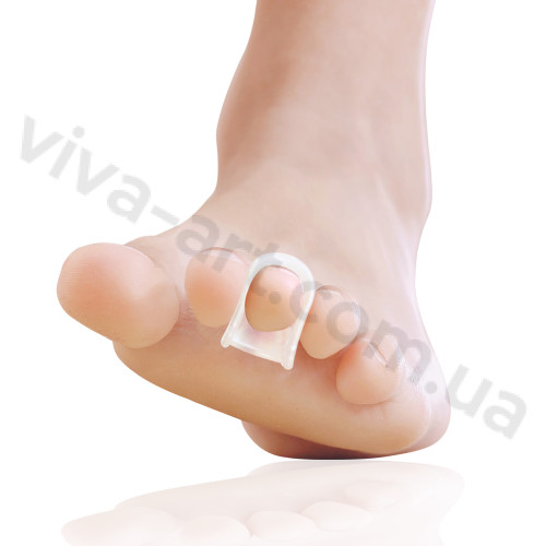 Кільце з гелю для вирівнювання молоткоподібних пальців, універсальний розмір, шт.